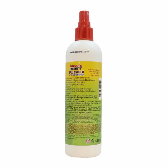 Afrika's beste vlechtglansspray 12oz