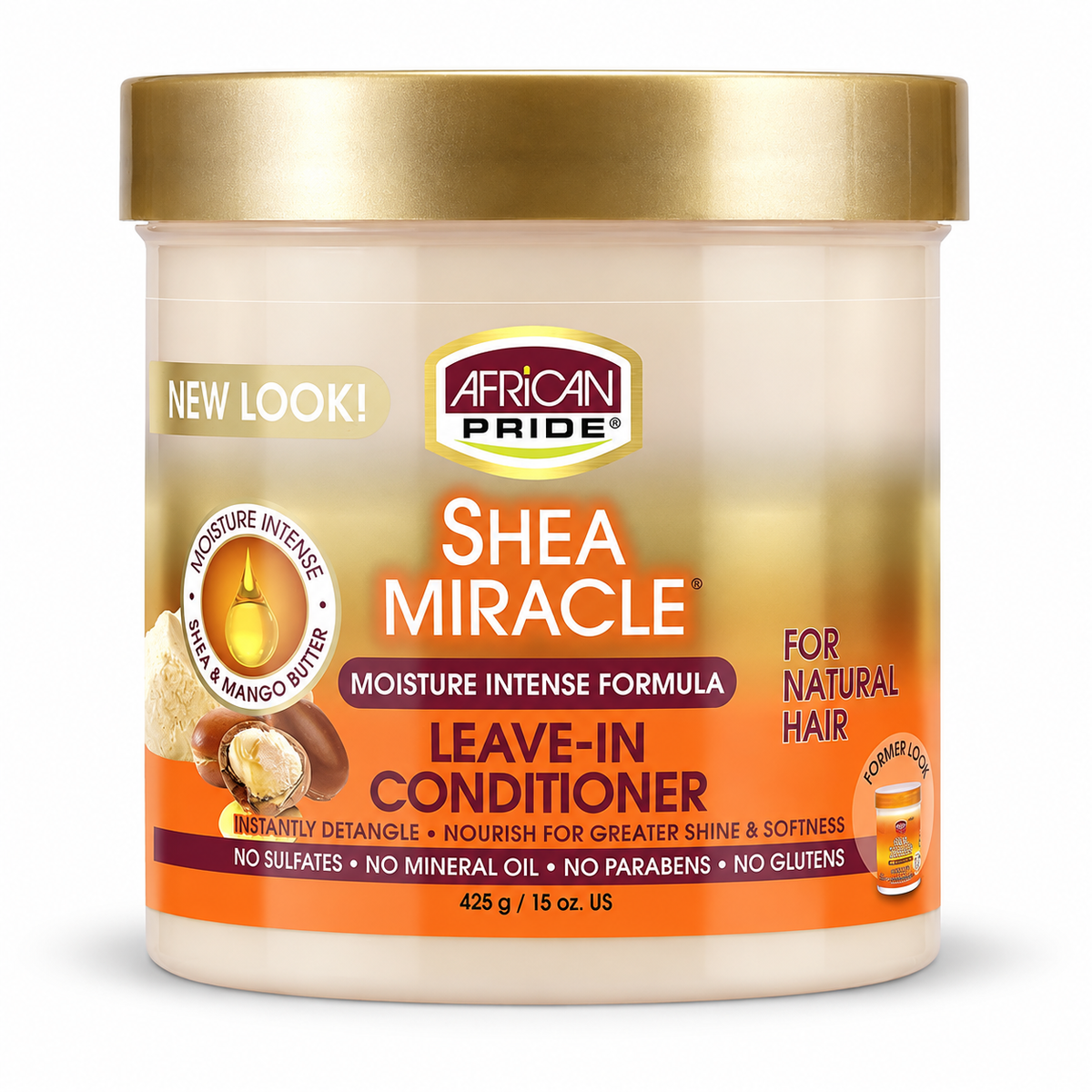 African Pride Miracle Shea Butter Leave-In Conditioner 15oz