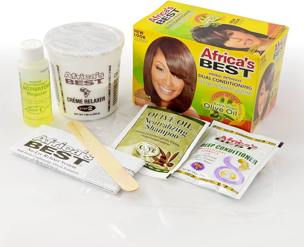 Le meilleur kit de défrisage sans soude d'Afrique