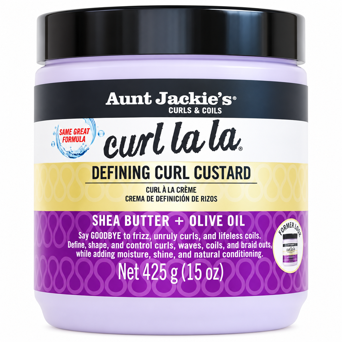 Aunt Jackie's Curl La La Defining Curl Custard 15oz