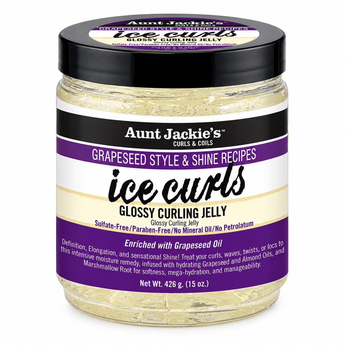 Aunt Jackie's Grapeseed Ice Curls Glossy Curling Jelly 15oz