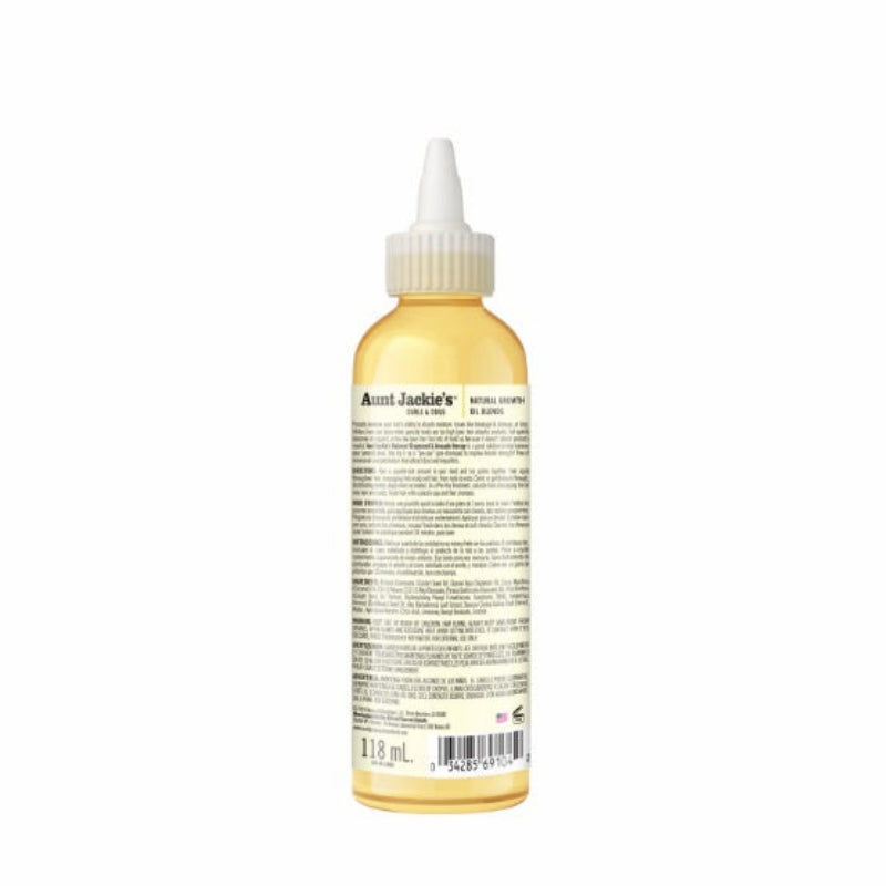 Bottle of Aunt Jackie's product on a white background