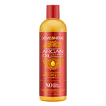 Creme of Nature Argan Oil shampoo bottle on a white background