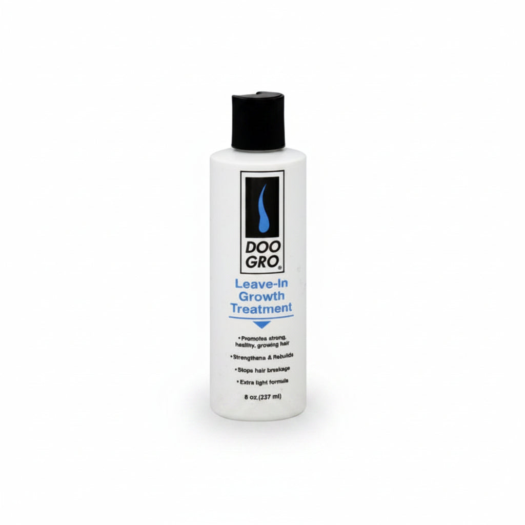 Doo Gro leave-in growth treatment bottle on a white background