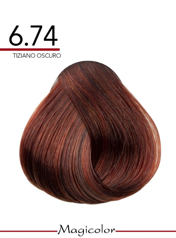 MagiColor Permanent Hair Color (6.74) 100ml