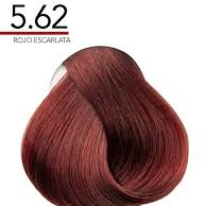 Hair color swatch with shade number 5.62 and brand 'Magicolor' on a white background