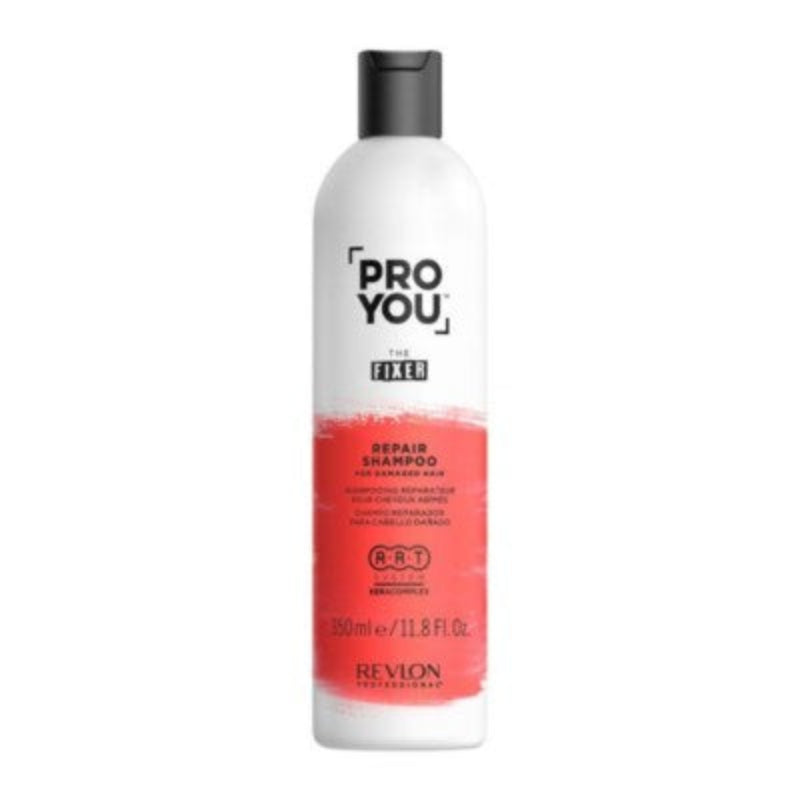 Revlon Pro You Repair Shampoo bottle on a white background