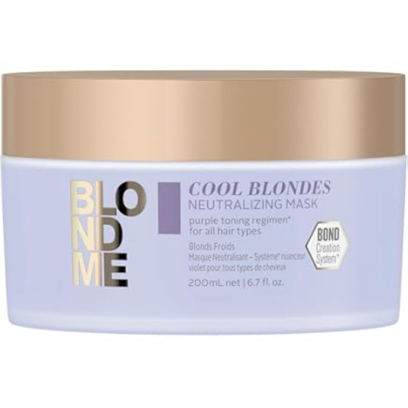 Blondme Cool Blondes Neutralizing Mask packaging on a white background