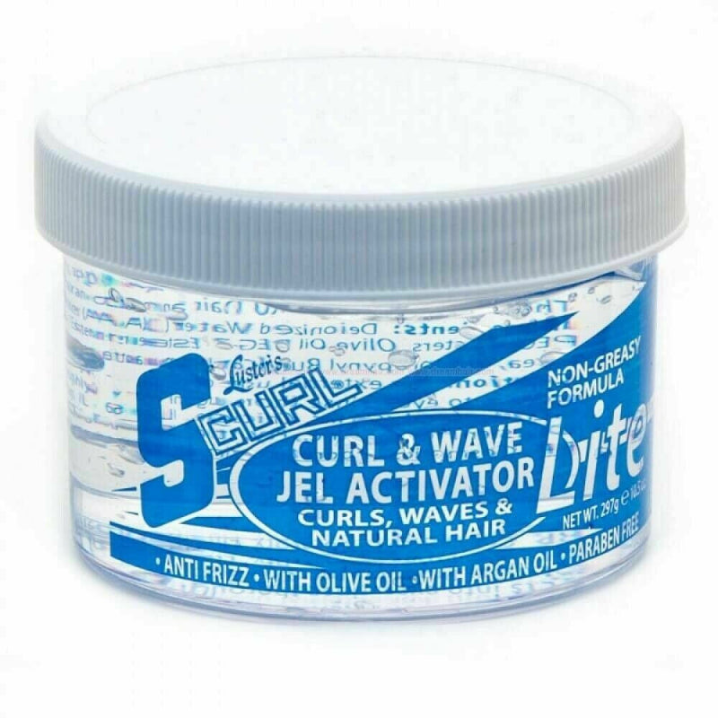 Jar of Listerine S Curl & Wave Jel Activator on a white background