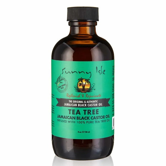 Sunny Isle Tea Tree Jamaican Black Castor Oil 4oz