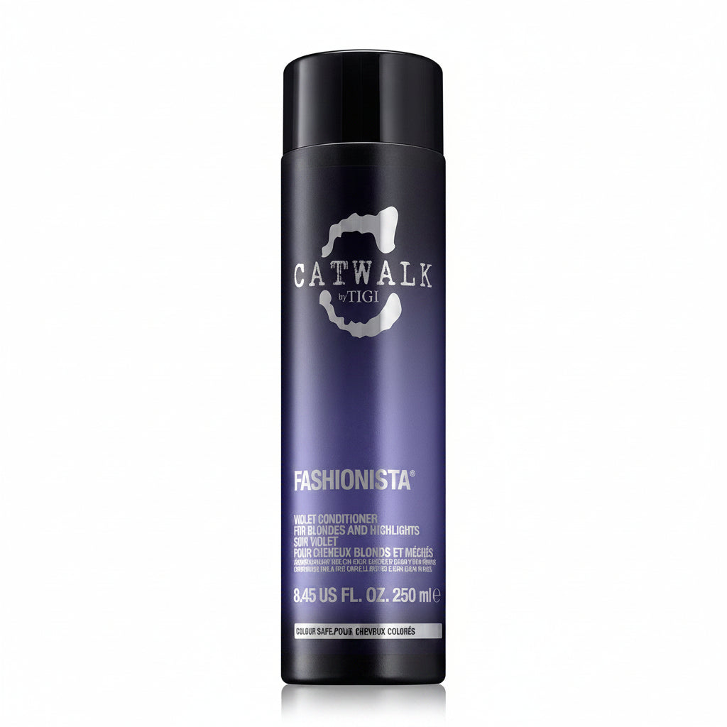 Catwalk Fashionista hair product bottle on a white background