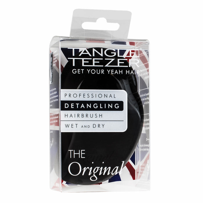 Tangle Teezer Original Detangling Hairbrush Panther Black
