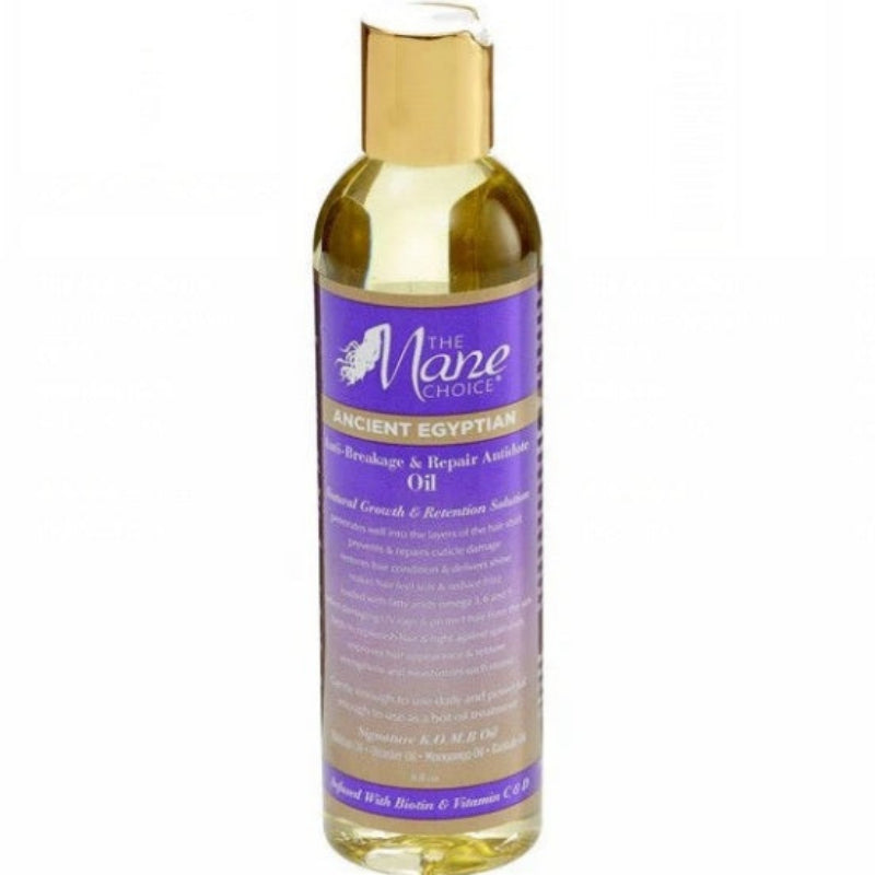 Bottle of 'The Mane Choice' Ancient Egyptian Oil on a white background