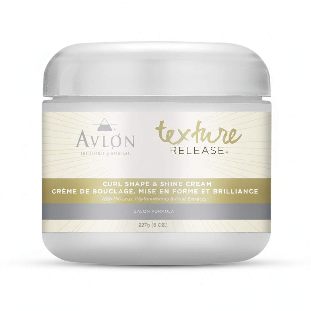 Avlon Texture Release cream jar on a white background