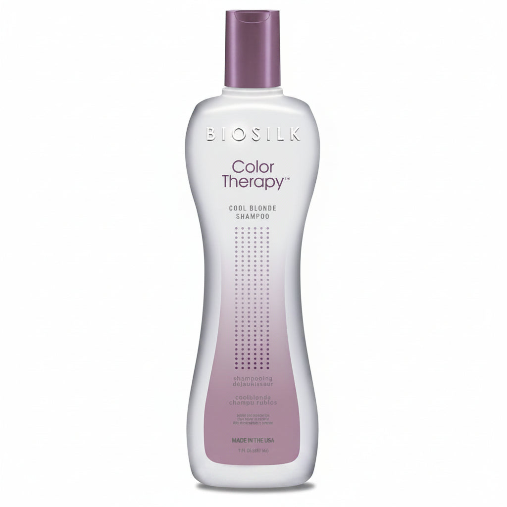 Biosilk Color Therapy shampoo bottle on a white background