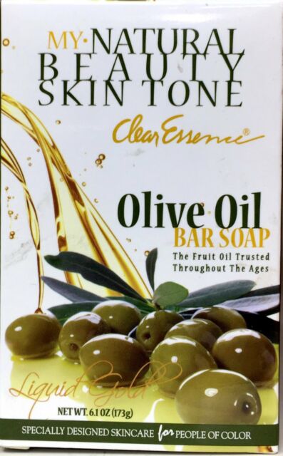 Clear Essence Olive Bar Cleansing Soap 173g with natural olive oil, aloe vera, and shea butter for soft, radiant skin