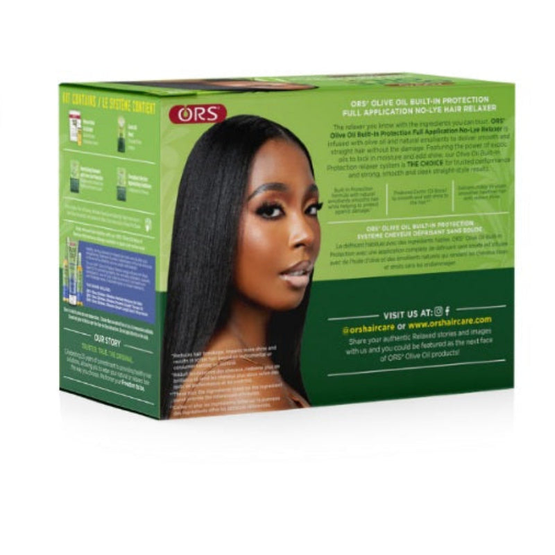 Kit défrisant extra fort à l'huile d'olive sans soude ORS